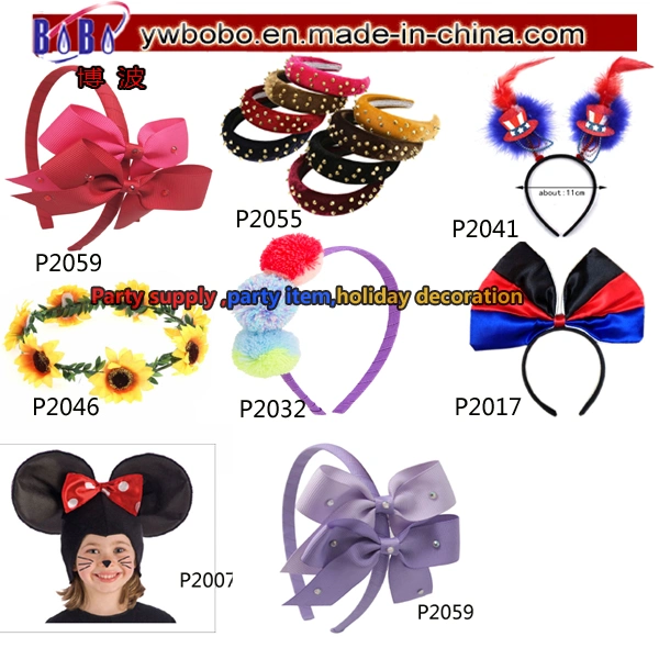 Wedding Decoration Birthday Gifts LED Light up Plush Rabbit Head Band Hair Accessories (P2023)
