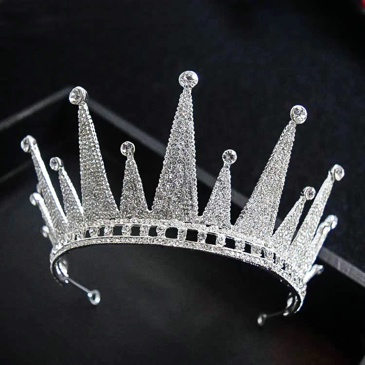 Bridal Tiara Birthday Diamond Crown Luxury Sweet Princess Crown Hair Accessories Bridal Wedding Dress Wedding Accessory