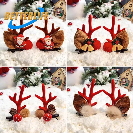 Fine Style Customize 2022 Holiday Neon Nursing Net Natural Design Women Headband Knotted Jeweled Bling Hairband Christmas Hair Accessories