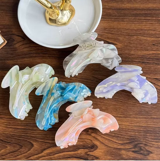 Fashion Acetate Hair Claw Clips Custom Hair Clip Claw Women
