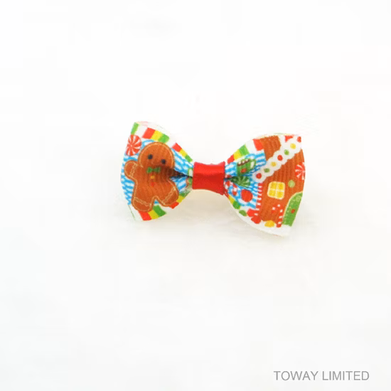 Christmas Pet Cute Bowtie Elastic Band Dog Hair Decorations Accessories