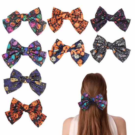 Wholesale Halloween Holiday Party Bow Hair Accessories