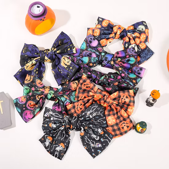 Wholesale Halloween Holiday Party Bow Hair Accessories