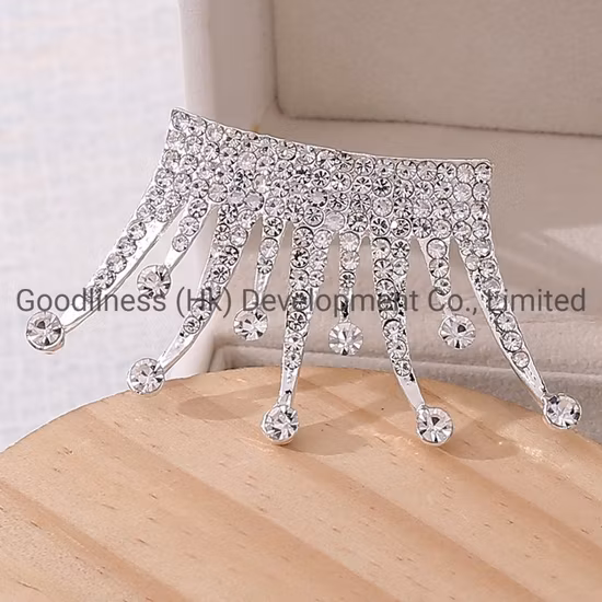 Sparkling Rhinestone Kids Baby Birthday Party Decorations Tiara Crown Hair Combs Fashion Hair Accessories