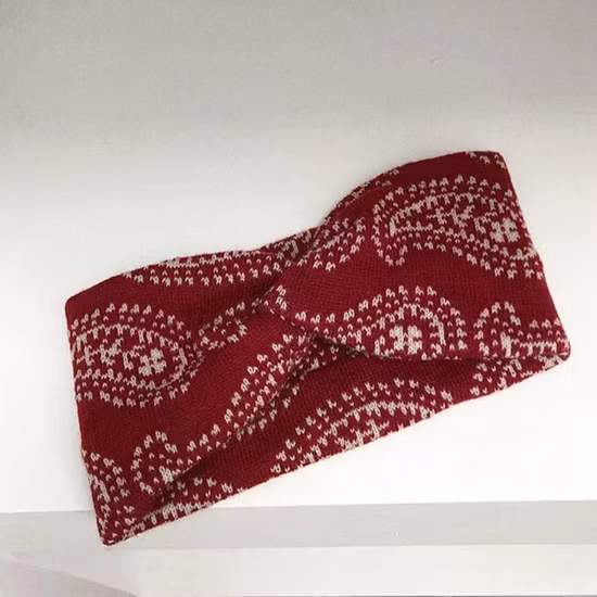 New Women Hair Accessories Thick Knitted Headband Hair Hoop for Decoration